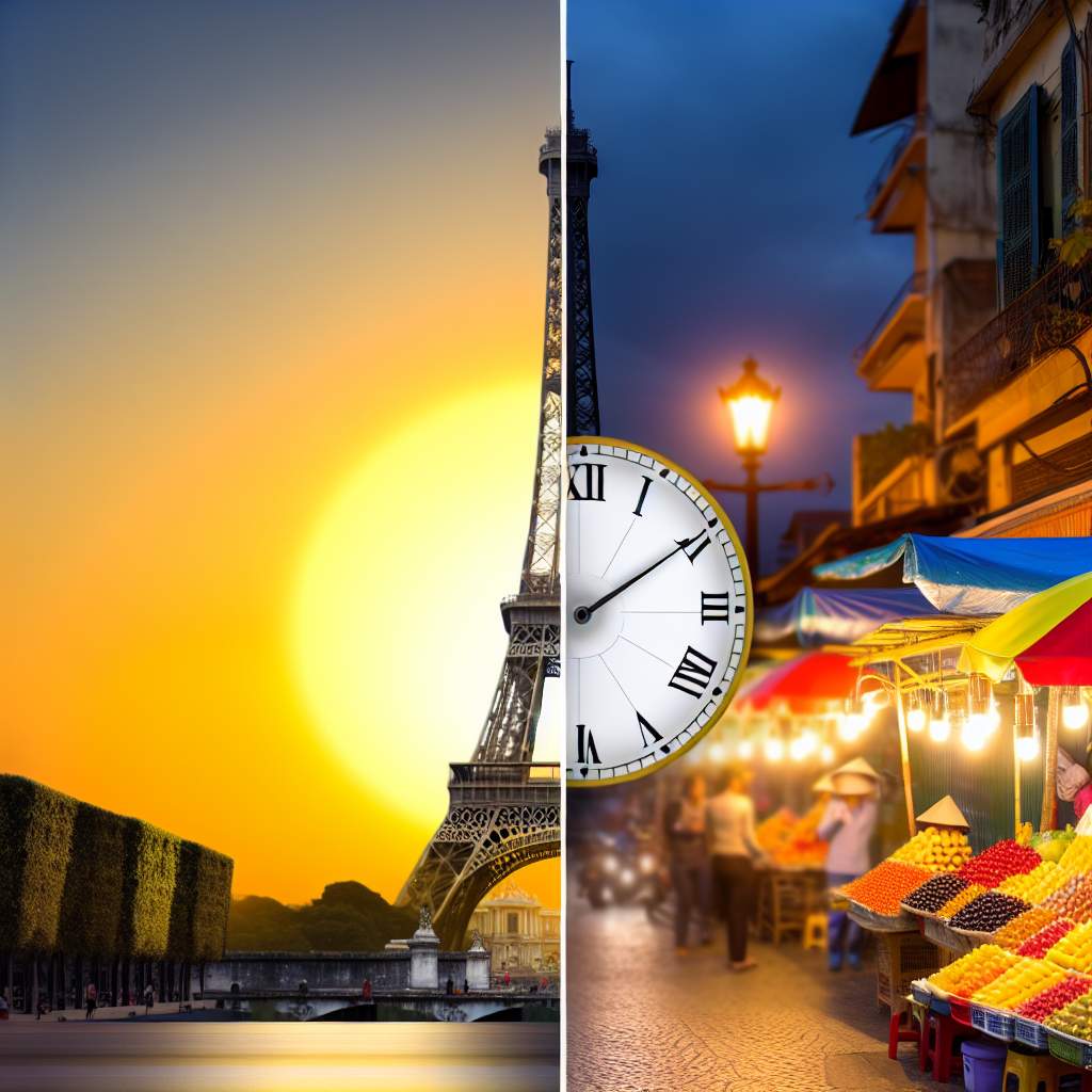 Comment gérer le décalage horaire France Vietnam ?